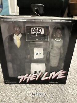 NECA They Live Figure LOT. Nada/Frank/Alien 2pack. Frank Is Sealed