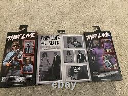 NECA They Live Figure LOT. Nada/Frank/Alien 2pack. Frank Is Sealed
