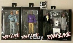 NECA They Live Nada Exclusive Frank Alien Male & Female 2 Pack Action Figure Set