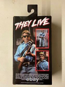 NECA They Live Nada Exclusive Frank Alien Male & Female 2 Pack Action Figure Set