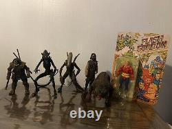 NECA Toys Action Figure Lot American Werewolf, Alien, TMNT, F. G, The Fog