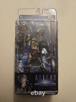 NEW! AVPR Alien vs Predator Requiem Predator Masked Figure PVC 18cm Neca RARE