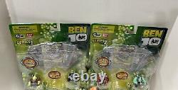 NEW Ben 10 Series 1 & 2 Sumo Slammers Action Figure Toy Set Trading Cards 2006