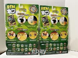 NEW Ben 10 Series 1 & 2 Sumo Slammers Action Figure Toy Set Trading Cards 2006