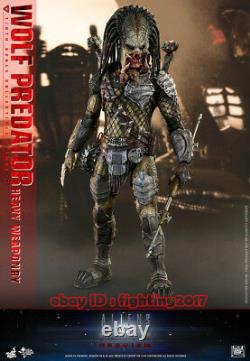 NEW Hot Toys MMS 443 Aliens vs Predator AVP Requiem Wolf Predator Heavy Weapon