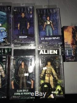 Neca Alien Aliens AVP Lot Of 9 Action Figures