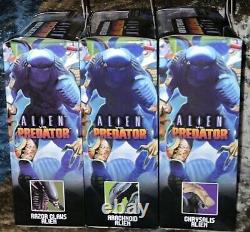 Neca Alien VS. Predator Razor Claws, Chrysalis, Arachnoid Aliens Brand New