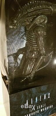 Neca Aliens 1/4 Scale Xenomorph Warrior Blue Figure Misb Moc