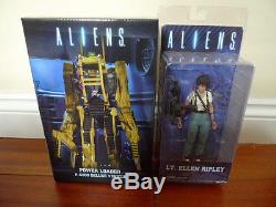Neca Aliens Deluxe Vehicle Power Loader P-5000 & Lt Ellen Ripley Figure BNIB
