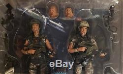 Neca Aliens Dwayne Hicks, William Hudson, & 30th Anniversay Uscm Arsenal Set-new