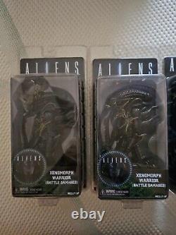 Neca Aliens Figures Lot Of 4. Hudson, bishop, Battle Dammaged Alien ×2