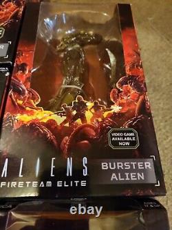 Neca Aliens Fireteam Elite complete set of 4 in boxes Prowler Spitter Runner etc