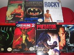 Neca Classic Video Game Figures Lot (gremlins Predator Alien 3 Rocky T2+) Nes