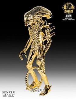 New 2014 Mib Ultra Rare Limited Gentle Giant Kenner Jumbo 24 Gold Alien Figure