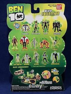 New CANNONBOLT Ben 10 4 Figure 2006 SERIES 1 with Disk LENTICULAR CARD #27215