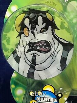 New CANNONBOLT Ben 10 4 Figure 2006 SERIES 1 with Disk LENTICULAR CARD #27215