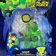 New GOOP 4 Ben 10 ALIEN FORCE Action Figure 2009 MINI Bandai #27454 Clear Green