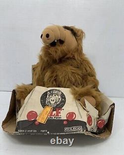 New With Tags ALF 1986 Plush Toy Doll 18 Inch In Original Box Coleco Brown
