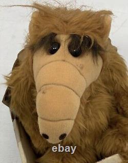New With Tags ALF 1986 Plush Toy Doll 18 Inch In Original Box Coleco Brown