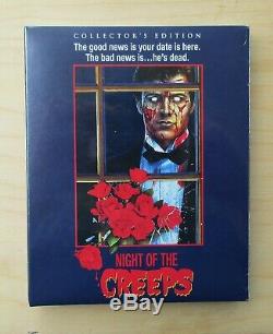 Night of the Creeps (1986) New Sealed 2 Blu Ray set Poster Action Figure MORE
