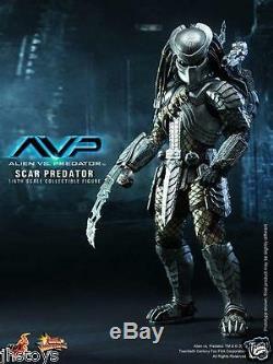 Open Hot Toys 1/6 AVP Alien vs Predator Scar Predator Ver. 2.0 MMS190