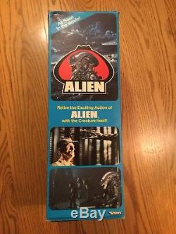 Original 1979 Alien Kenner 18 Toy With Box Action Figure with movie poster