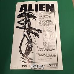 Original 1979 Kenner 18 Alien Action Figure withBox, Poster, All Parts work CLEAN