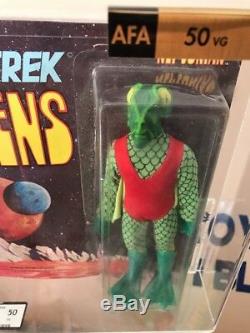 Original Mego Star Trek Aliens Neptunian Action Figure 1975 UNPUNCHED AFA 50