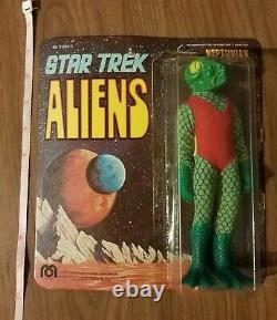 Original Mego Star Trek Aliens Neptunian Action Figure Unpunched Card 1975-rare