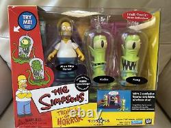 Playmates The Simpsons Treehouse of Horror. Alien Spaceship Kodos Kang Homer