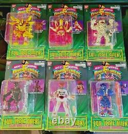 Power Rangers 5 Evil Space Aliens 6 Figure set New 1994 Bandai Mighty Morphin