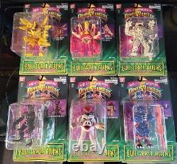 Power Rangers 5 Evil Space Aliens 6 Figure set New 1994 Bandai Mighty Morphin