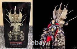 Predator 14 Clan Leader Bone Throne Neca Alien Queen Skull figure diorama MISB