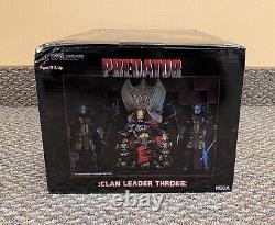 Predator 14 Clan Leader Bone Throne Neca Alien Queen Skull figure diorama MISB