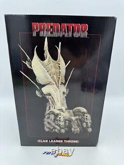 Predator 14 Clan Leader Figure Throne Neca Alien Queen Skull Bone Diorama MISB