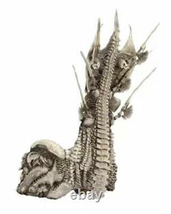 Predator Clan Leader Alien Bone Throne PVC Action Figures Diorama Element Model