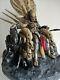 Predator on Throne Action figure 3D printed and hand painted