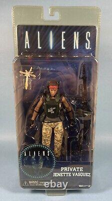 Private Jenette Vasquez 3 Figure Lot Aliens NECA NEW MOC