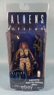 Private Jenette Vasquez 3 Figure Lot Aliens NECA NEW MOC