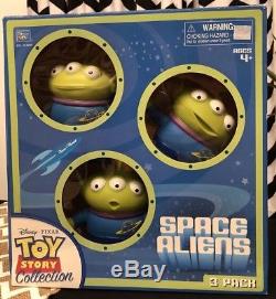 RARE Disney PIXAR Toy Story Collection Space Alien 3 Pack Action Figure NEW WOW