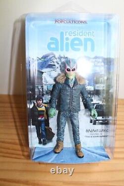 RESIDENT ALIEN OOAK Orig Custom 6 Action Figure & Card Art POPCULTICONS 2021