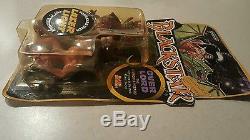 Rare 1983 Galoob Blackstar over lord Action Figure in package with alien demon