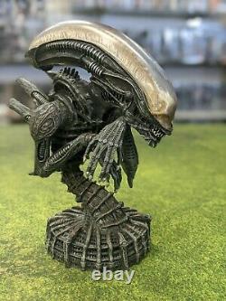 Rare Alien Xenomorph Big Chap Bust Error-sample On Predator Base