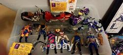 Rare VINTAGE BIKER MICE FROM MARS Lot LQQK! Lot of 7 with Vehicles & File Cards