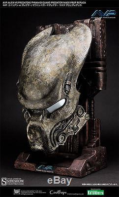 SIDSHOW TOYS FROM THE MOVIE THE ALIEN VS PREDATOR PROP REPLICA LIFE SIZE MASK