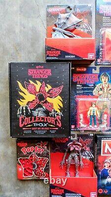 STRANGER THINGS COMPLETE BAF/Figures/Collectors Box/Lite-Brite/MONOPOLY & MORE