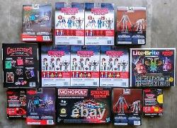 STRANGER THINGS COMPLETE BAF/Figures/Collectors Box/Lite-Brite/MONOPOLY & MORE