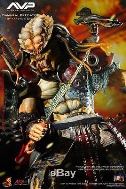 Samurai Predator Hot Toys 1/6 Scale Fully Poseable Figure Alien Vs Predator