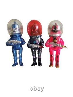 Set of 3 Goccodo Astro Unkotsu Sofubi Figures Vintage Japanese Soft Vinyl Toys