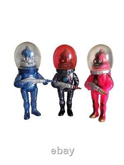 Set of 3 Goccodo Astro Unkotsu Sofubi Figures Vintage Japanese Soft Vinyl Toys